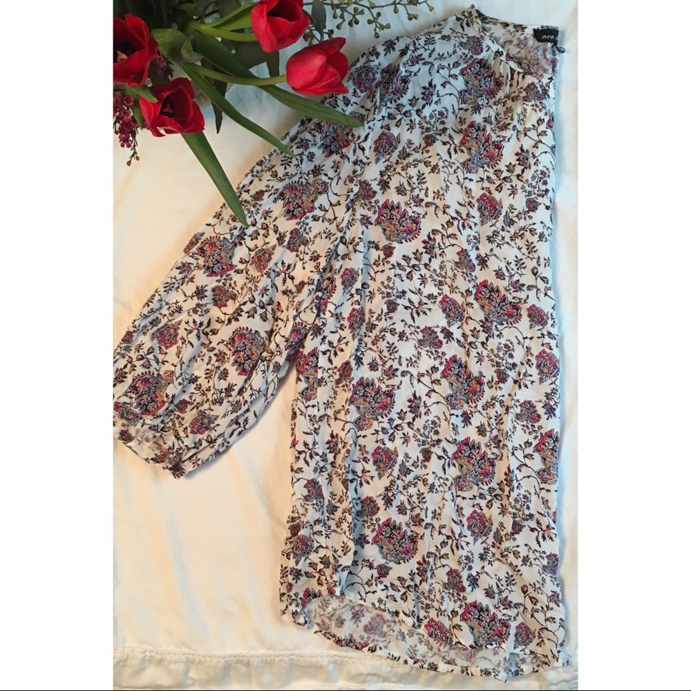 Ava Christine Floral Blouse